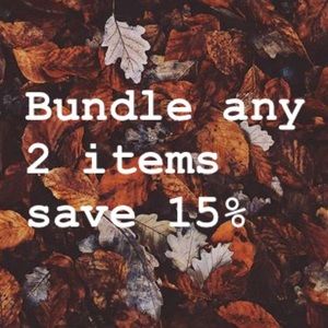 Bundle for a better deal! 🍂